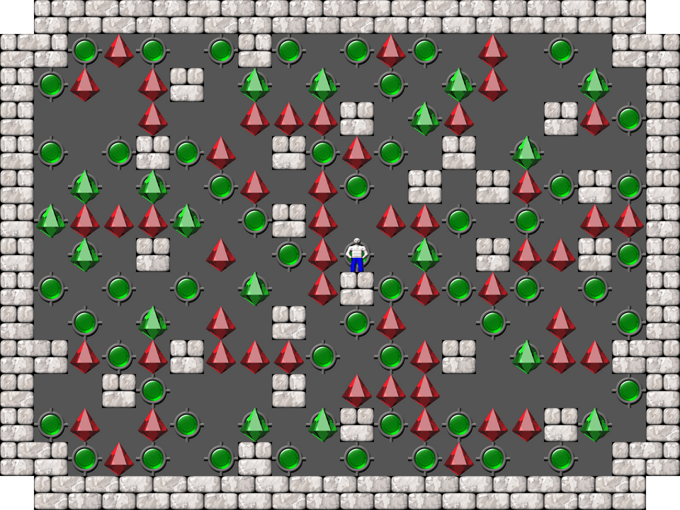 Sokoban Ghislain Martin Arranged level 79